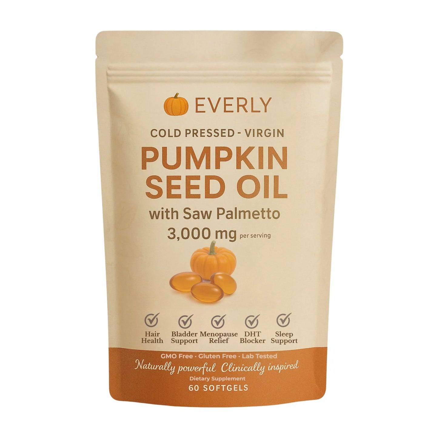 Serava® Pumpkin Seed Oil Softgels